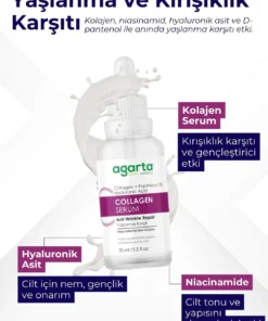Agarta Yaşlanma ve Kırışıklık Karşıtı Anti-Aging Kolajen Serum - Görsel 2