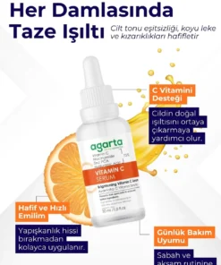Alternative view of Agarta C Vitamini Serum Aydınlatıcı Koyu Leke Karşıtı (%3,5 Vitamin C, Niacinamide, Zinc PCA)