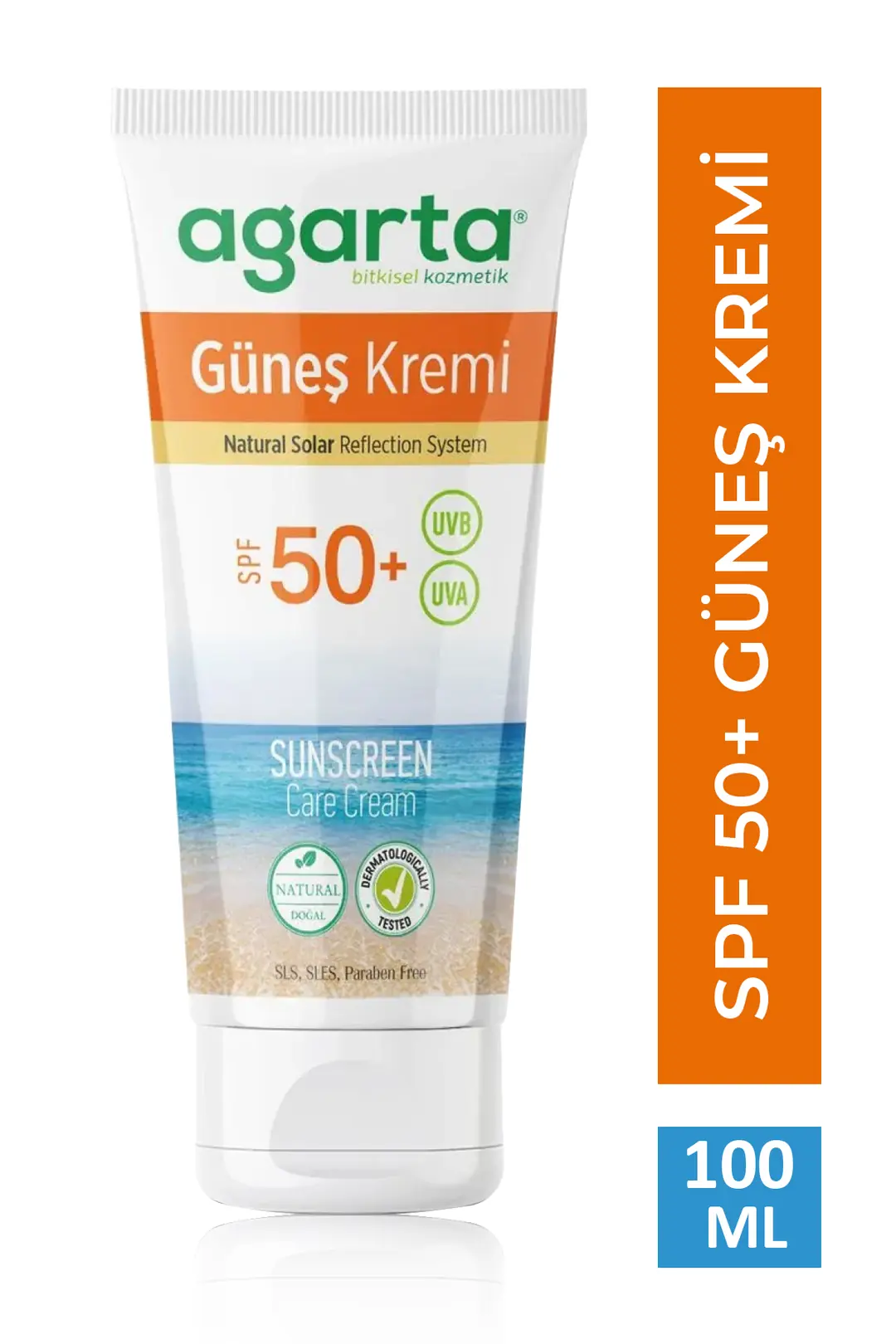 Agarta Güneş Kremi SPF 50+ 100 mL Yetişkin