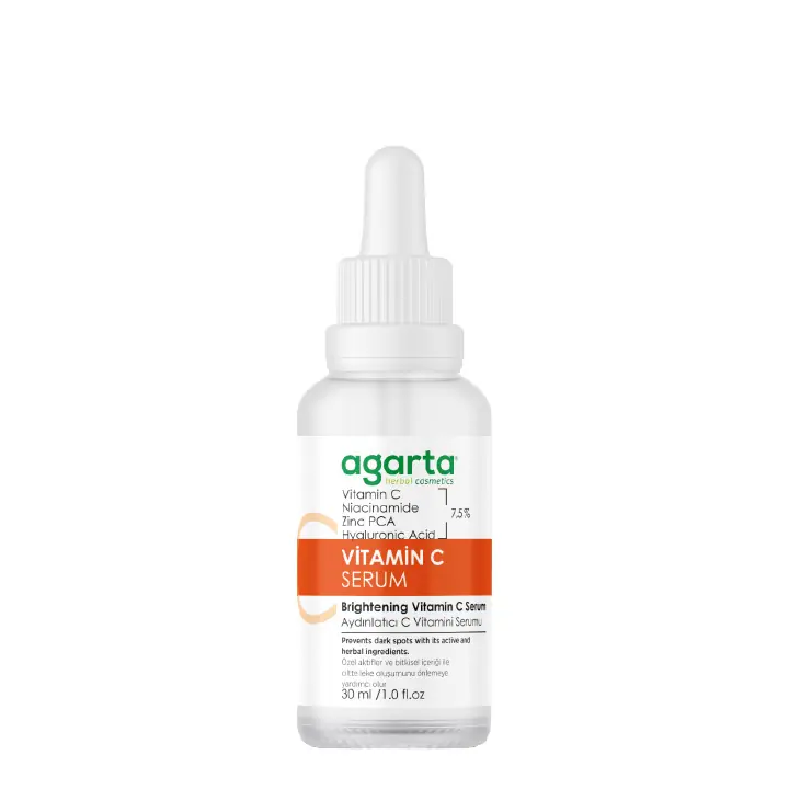 Agarta C Vitamini Serum Aydınlatıcı Koyu Leke Karşıtı (%3,5 Vitamin C, Niacinamide, Zinc PCA) - Görsel 3