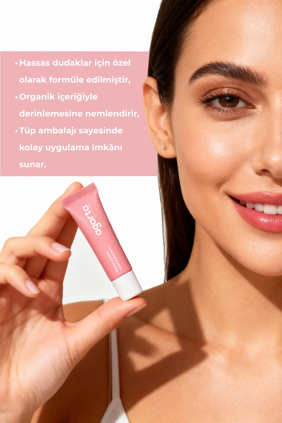 Agarta Nemlendirici Parlatıcı Dudak Bakım 10 mL - Görsel 3