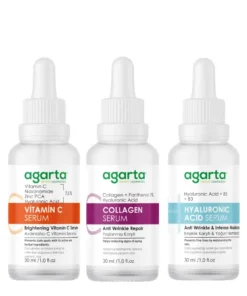 Agarta C Vitamini Collagen Serum Ve Hyaluronıc Serum Bakım Seti 30 mL