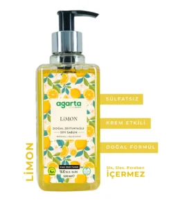 Agarta Doğal Limon Sıvı Sabun 500 mL - Görsel 2