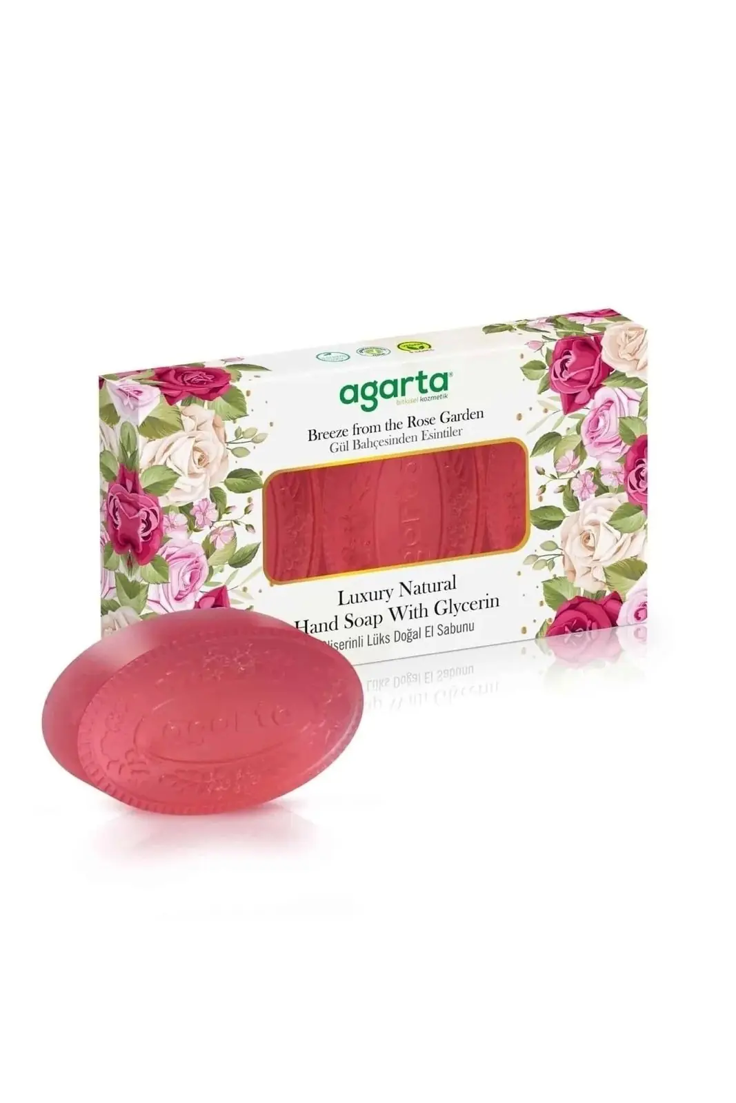 Agarta El Yapımı Doğal Gül Bahçesi El Sabunu 3*100 g