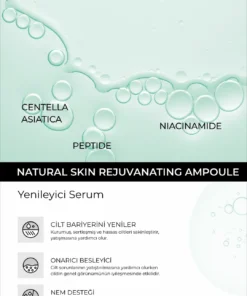 Agarta Naturel Skin Rejuvanating Ampoule Yenileyici Serum 50 mL - Görsel 3