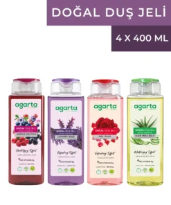 Agarta 4 Lü Set Doğal Duş Jeli 4*400 mL.