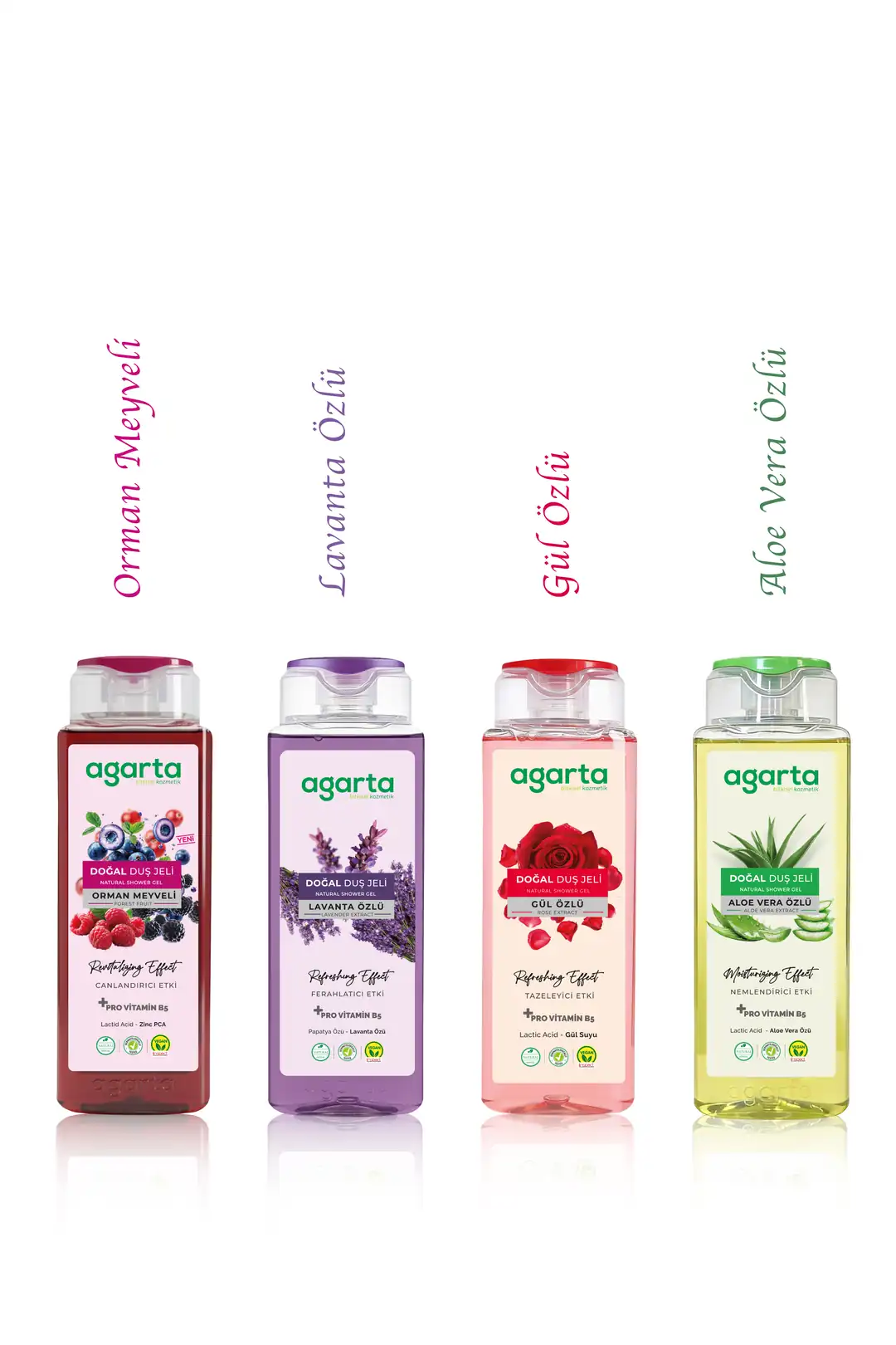 Agarta 4 Lü Set Doğal Duş Jeli 4*400 mL. - Görsel 2