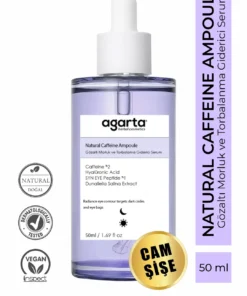 Agarta Morluk ve Torbalanma Karşıtı Kafein ve Peptit Kompleks Göz Altı Ampul Serum 50 mL