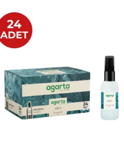Agarta 24 Adet 80 Derece Aqua Kolonya 50 mL
