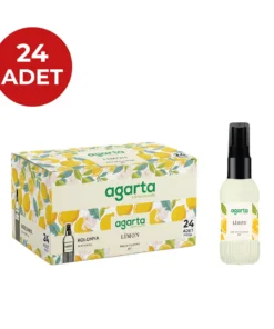 Agarta 24 Adet 80 Derece Limon Kolonya 50 mL