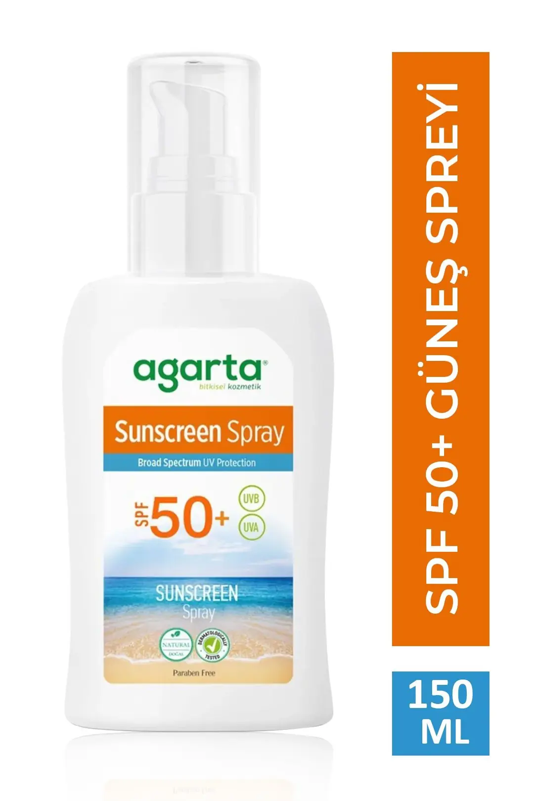 Agarta Güneş Spreyi SPF 50+ 150 mL Yetişkin