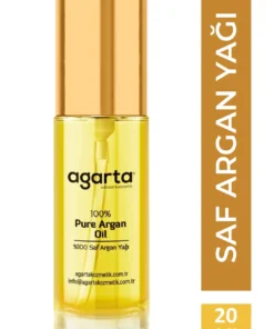 Agarta Organik Soğuk Sıkım %100 Argan Yağı - Saç Ve Vücut Onarıcı Bakım Yağı 20 mL