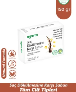 Alternative view of Agarta 3 Adet Saç Dökülmesi Sabunu Doğal 150 g