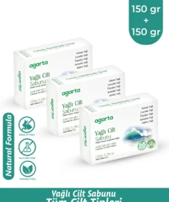 Agarta 3 Adet Doğal Yağlı Cilt Sabunu 150 g