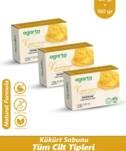 Agarta 3 Adet Kükürt Sabunu 150 g