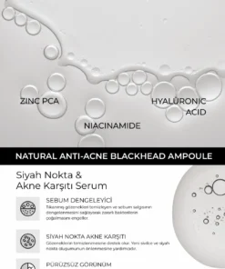 Agarta Siyah Nokta ve Akne Karşıtı Gözenek Sıkılaştıran Niacinamide Ampul Serum 50 mL - Görsel 3