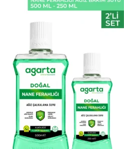 Agarta 2 Li Avantajlı Nane Ağız Bakım Seti 500 mL ve 250 mL
