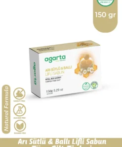 Agarta Doğal Arı Sütlü Ballı Lifli Sabun 150 g