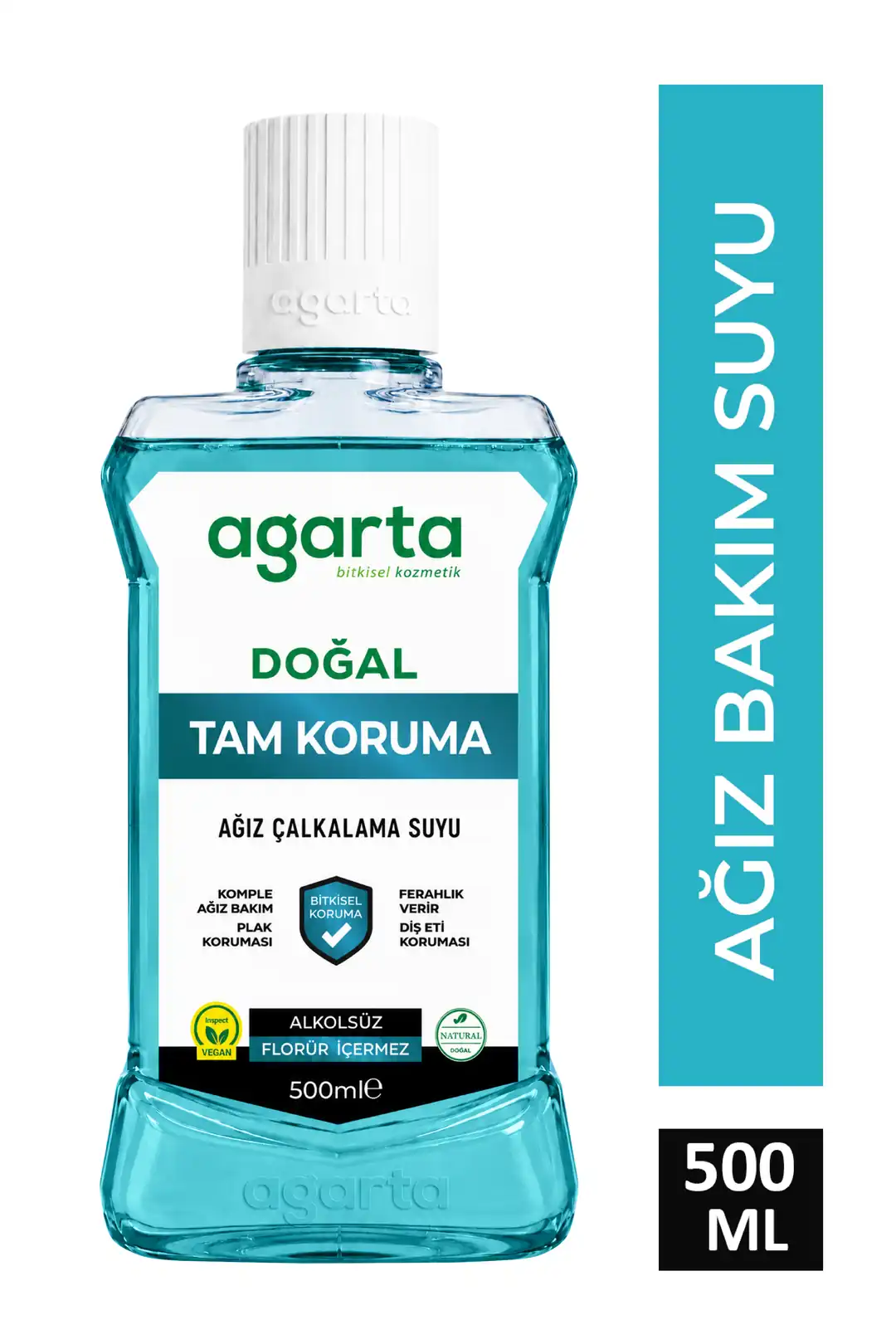 Agarta Ağız Bakım Suyu Tam Koruma Alkolsüz 500 mL