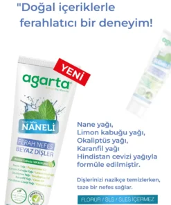 Agarta Doğal Naneli Diş Macunu 100 mL/130 g - Görsel 3