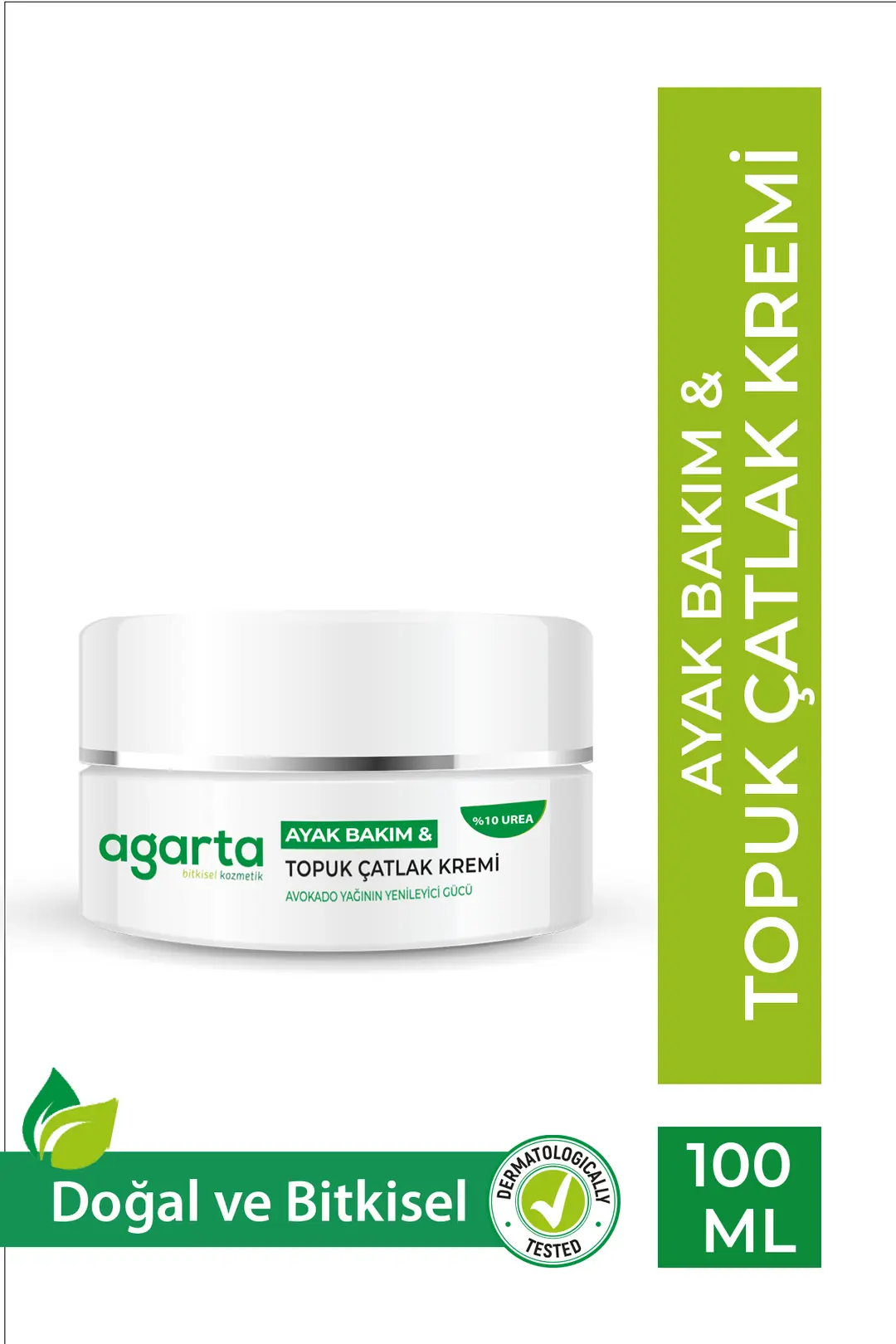 Agarta Ayak ve Topuk Çatlak Bakım Kremi 100 mL
