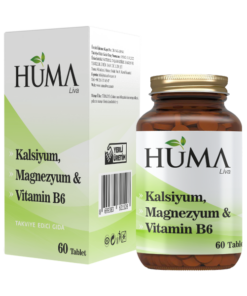 Huma Kalsiyum, Magnezyum Vitamin B6 60 tablet