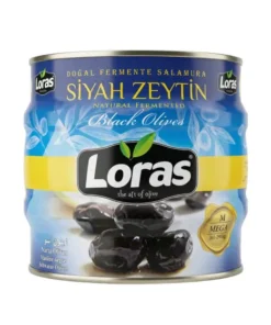 Loras Mega Gemlik Siyah Zeytin (261-290) 1400 g