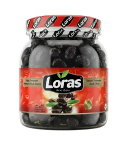 Loras Özel Gemlik Siyah Zeytin 900 g Pet 351-380