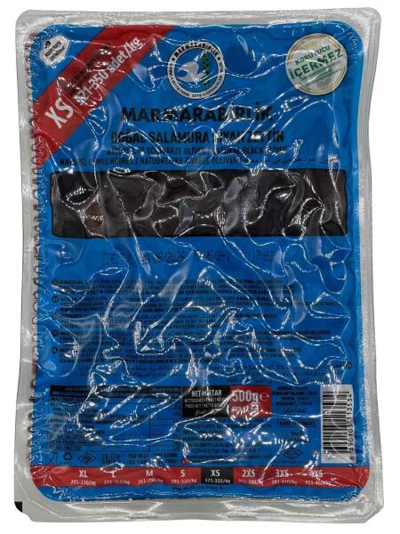 Marmara Birlik Ekstra Siyah Zeytin Vakum 500 g