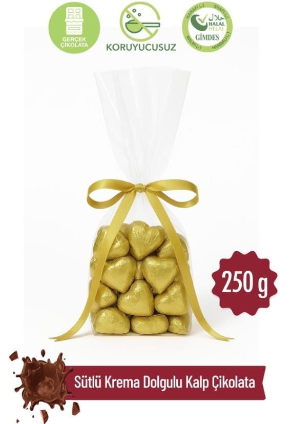 Milat Kırmızı Sargılı Special Sütlü Kalp Çikolata