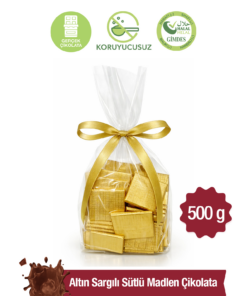 Milat Altın Sargılı Sütlü Madlen Çikolata 500 g