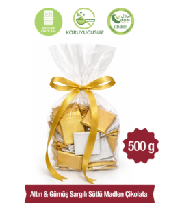 Milat Altın/Gümüş Sargılı Sütlü Madlen Çikolata 500 g