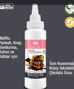 Bitter Tatlı Sos (Glutensiz) 300 g - Waffle & Krep & Pankek & Tatlı & Dondurma Sosu