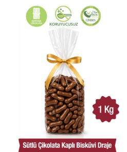 Milat Çikolata Kaplı Bisküvi Draje 1000 g