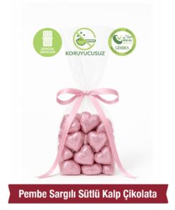Milat Pembe Sargılı Special Sütlü Kalp Çikolata