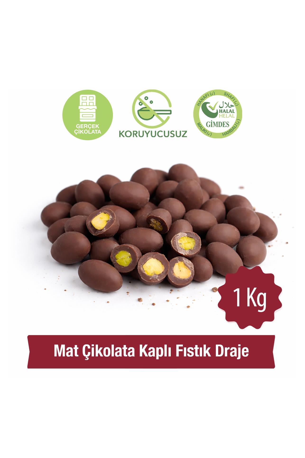 Milat Sütlü Çikolata Kaplı Mat Antep Fıstıklı Draje