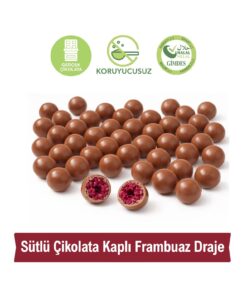 Milat Sütlü Çikolata Kaplı Frambuaz Draje