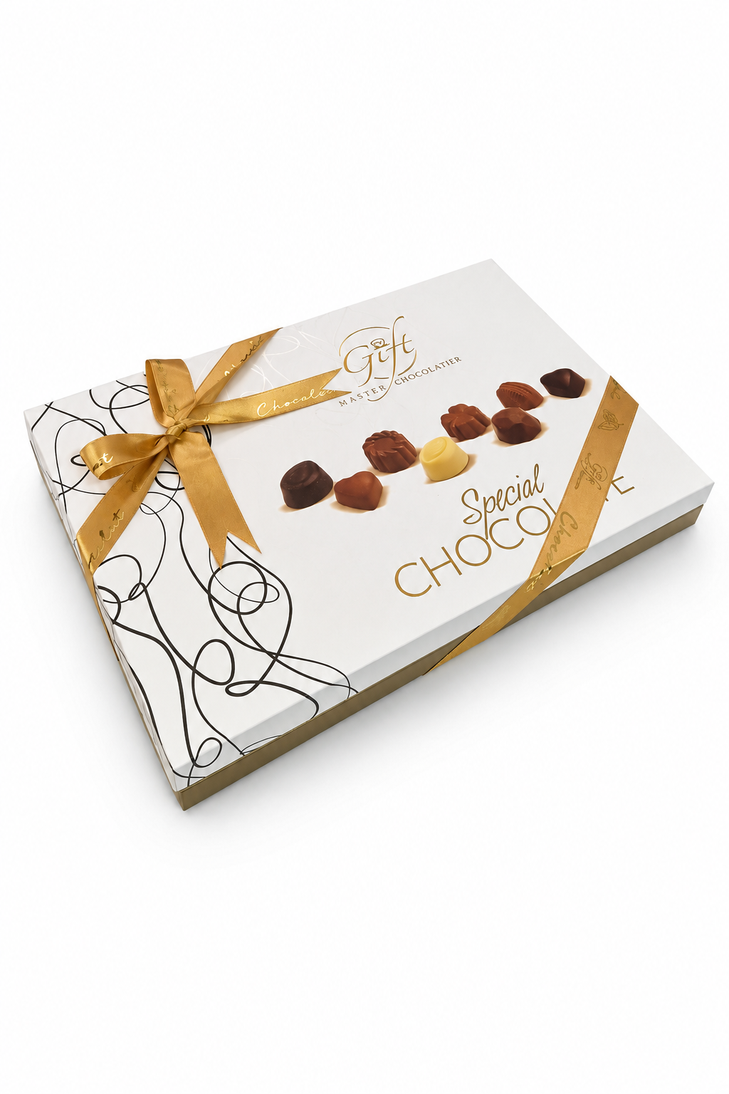Mygift Special Çikolata Bordo Çiçekli 240 g