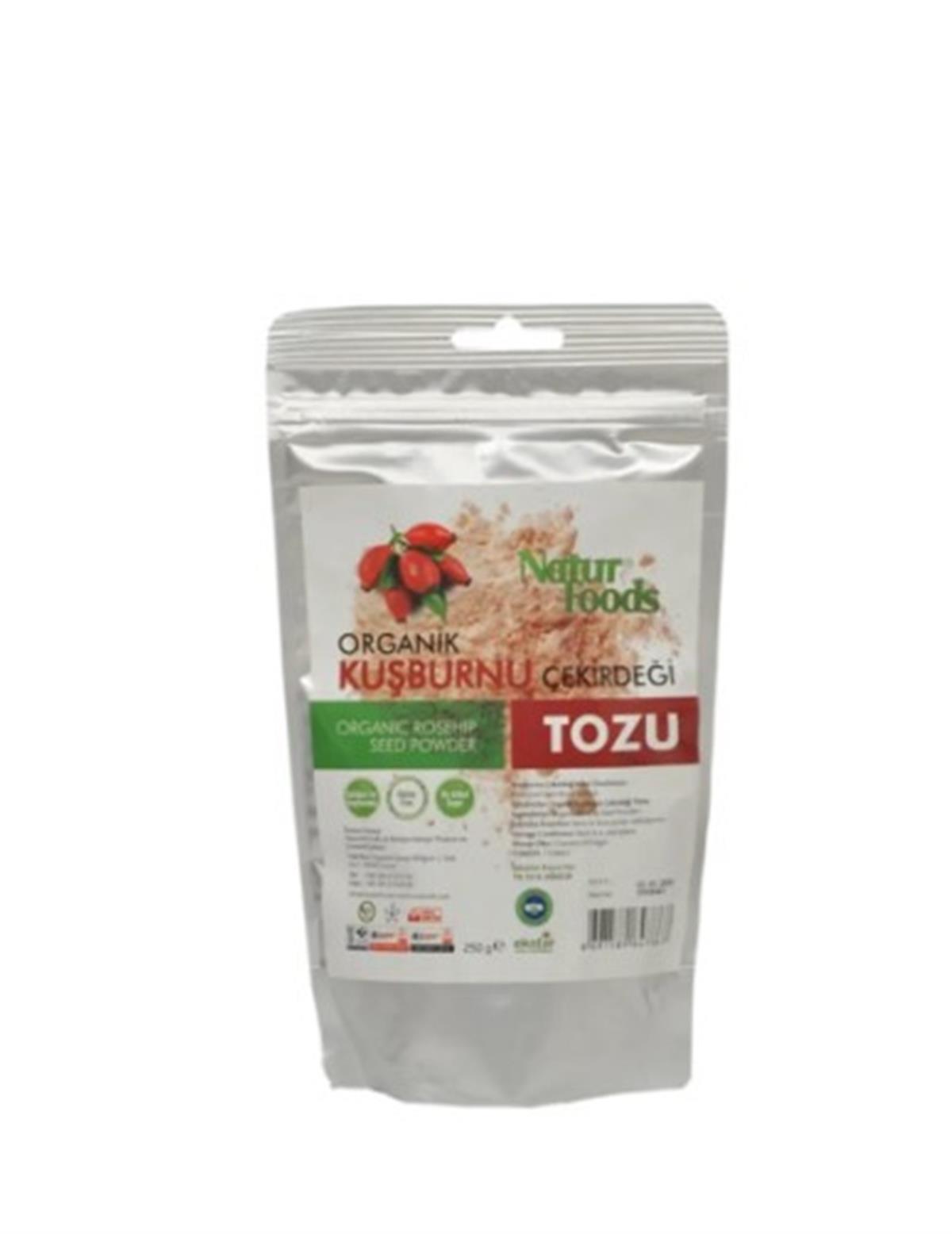 Natur Foods Organik Kuşburnu Çekirdeği Tozu 250 g