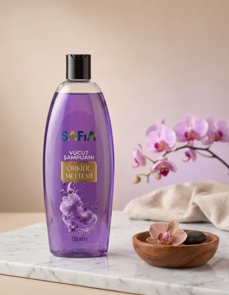 Safia Vücut Şampuanı Orkide Meltemi 750 mL - Görsel 2