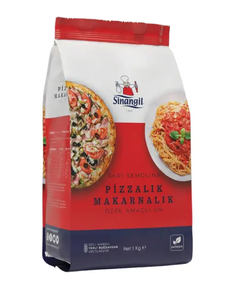 Sinangil Sarı Semolina Pizza Makarnalık Un 1 kg