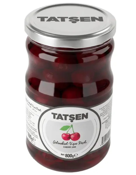 Tatşen Cam Reçel Vişne 800 g
