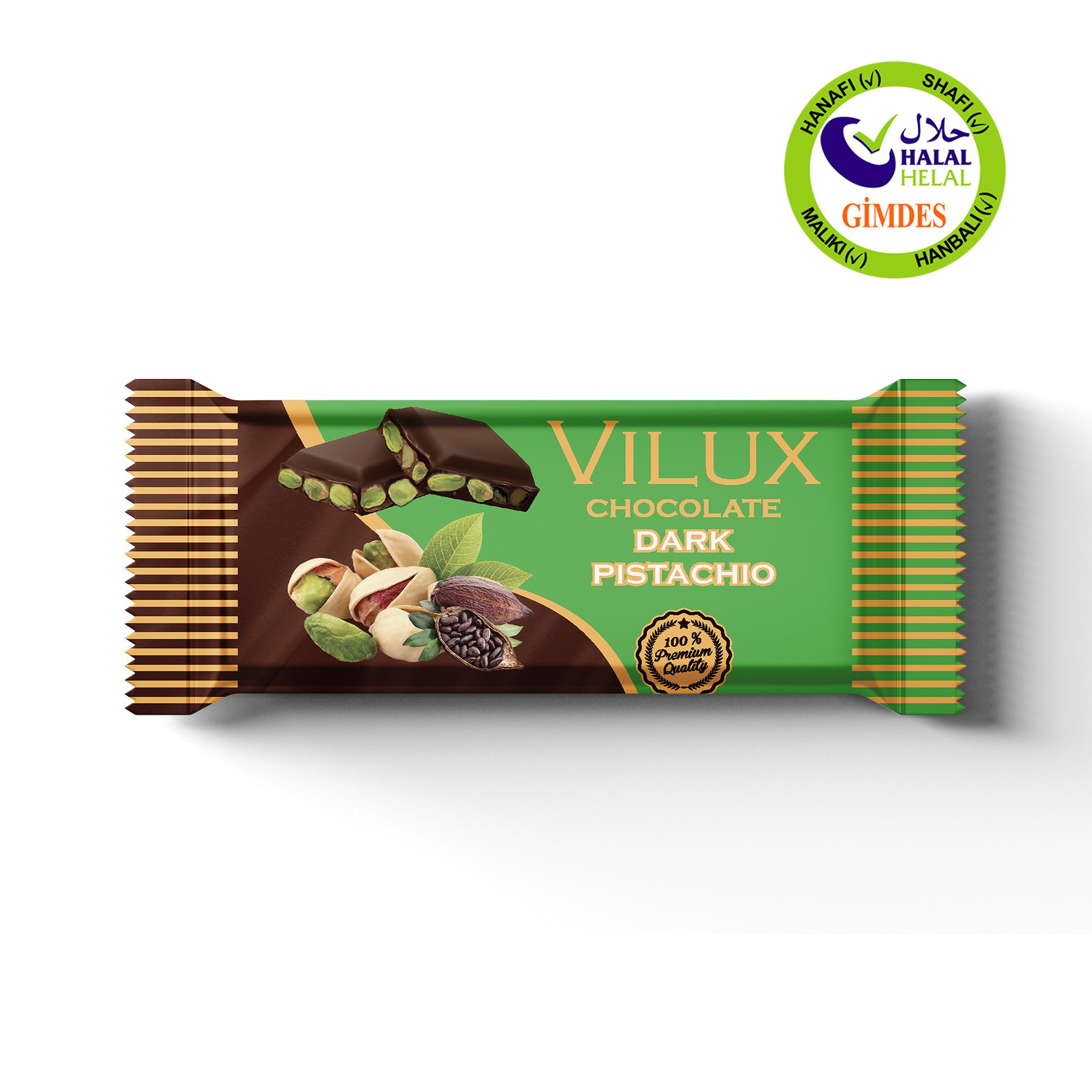 Milat Vilux Fıstıklı Bitter Tablet Çikolata 70 g